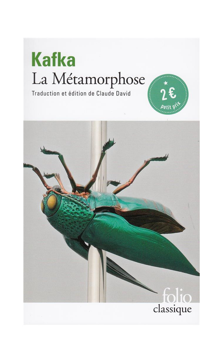 LA METAMORPHOSE - KAFKA/DAVID - Gallimard