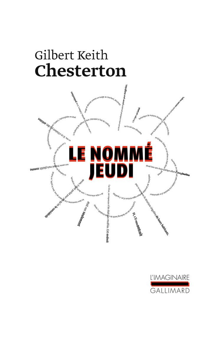 LE NOMME JEUDI - UN CAUCHEMAR - CHESTERTON - GALLIMARD