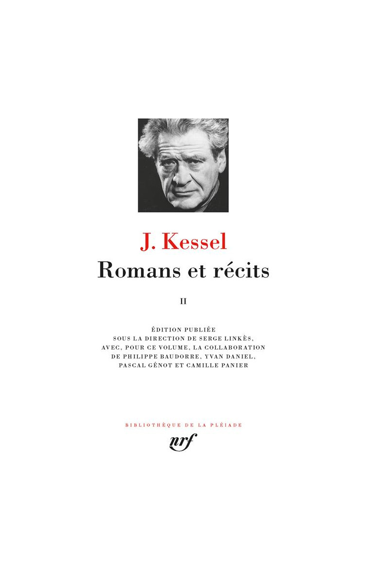 ROMANS ET RECITS - VOL02 - KESSEL JOSEPH - NC