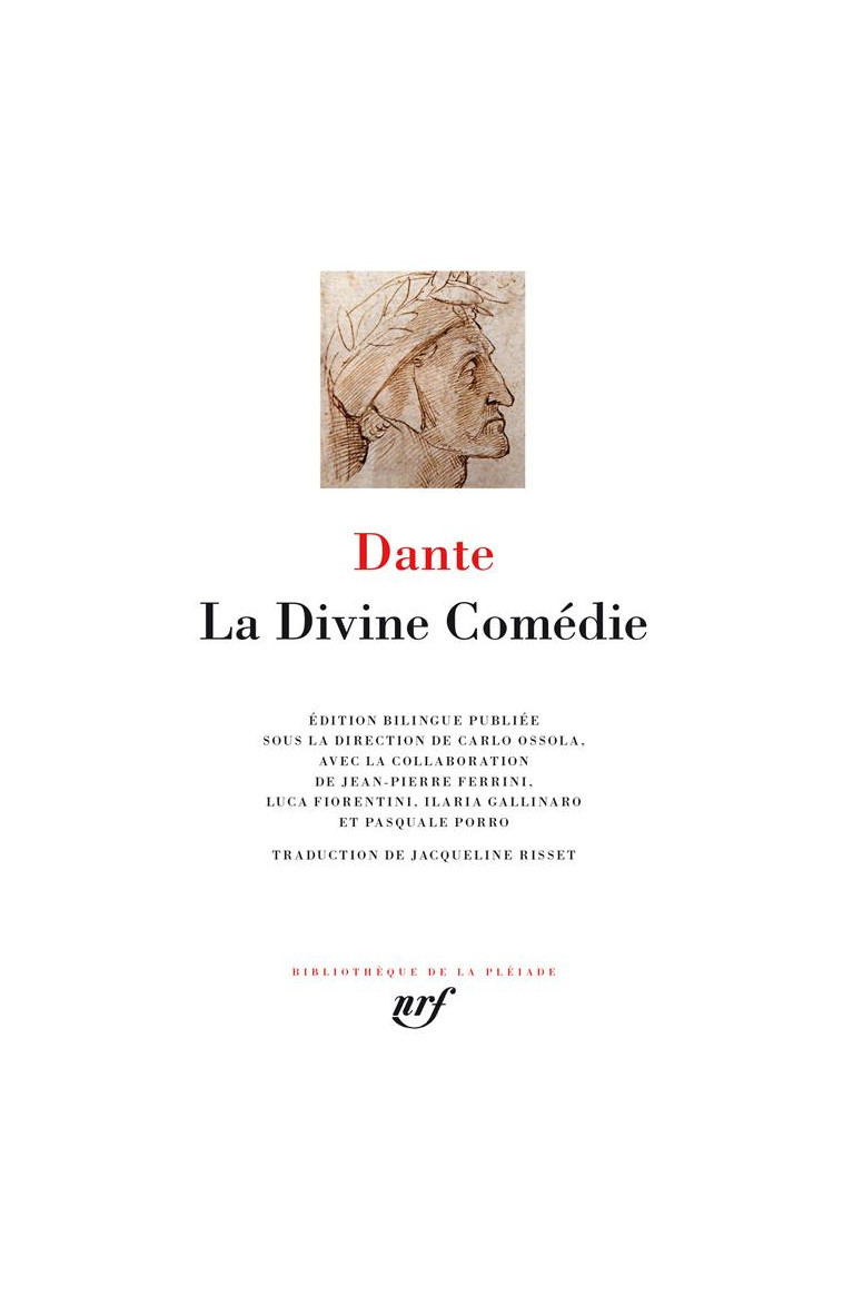 LA DIVINE COMEDIE - DANTE - GALLIMARD