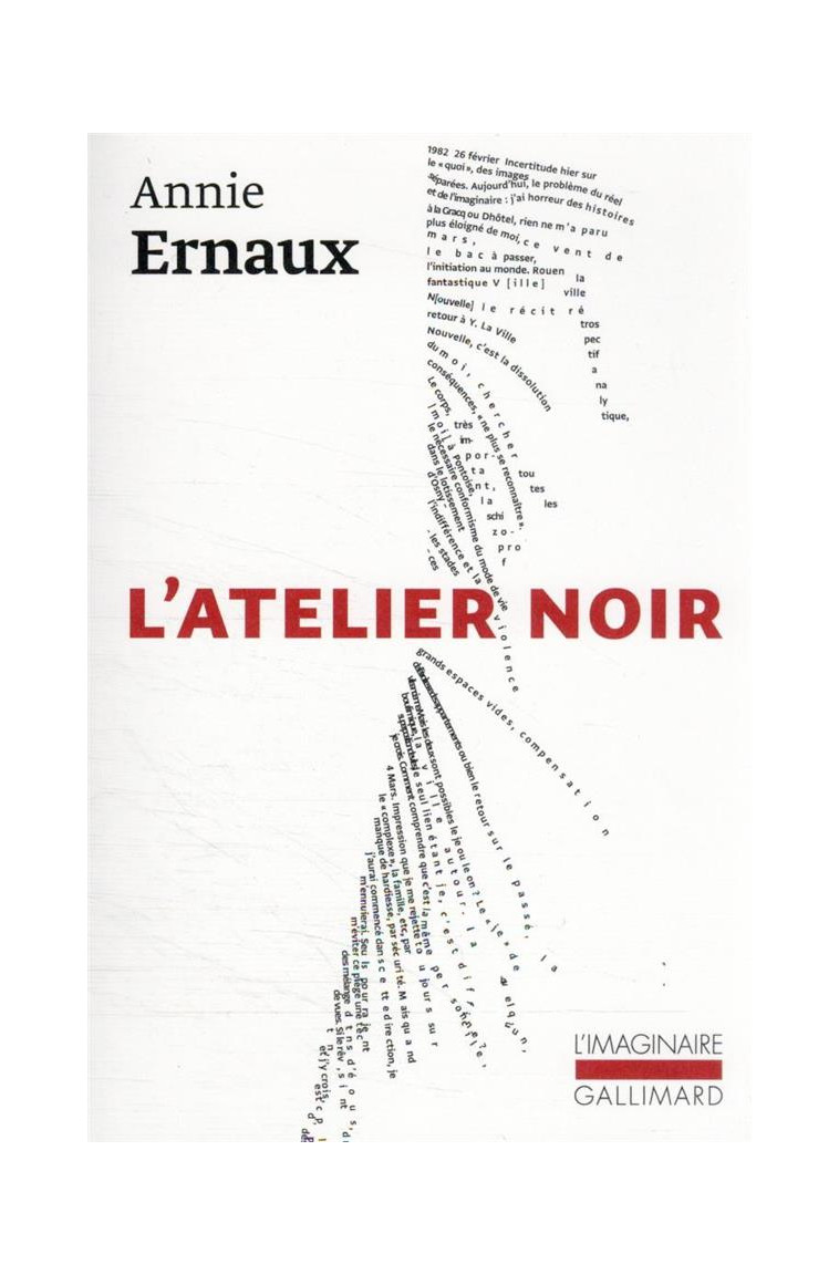 L'ATELIER NOIR - ERNAUX ANNIE - GALLIMARD