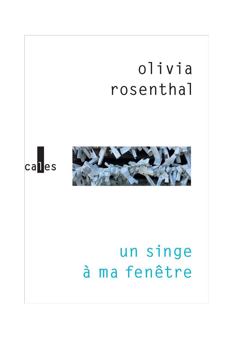 UN SINGE A MA FENETRE - ROSENTHAL OLIVIA - GALLIMARD