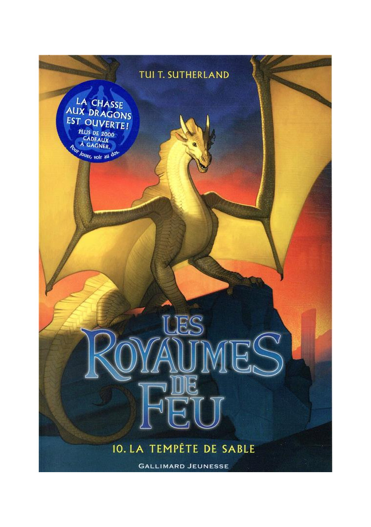 LES ROYAUMES DE FEU, 10 - LA TEMPETE DE SABLE - SUTHERLAND/ANG - GALLIMARD