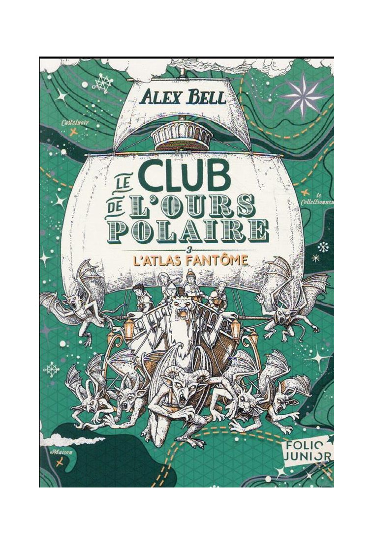 LE CLUB DE L'OURS POLAIRE - VOL03 - L'ATLAS FANTOME - BELL/TOMIC - GALLIMARD