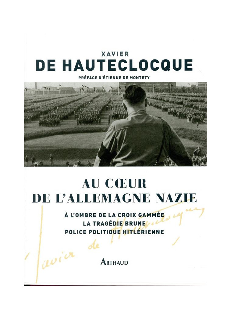 AU COEUR DE L'ALLEMAGNE NAZIE - HAUTECLOCQUE/MONTETY - FLAMMARION