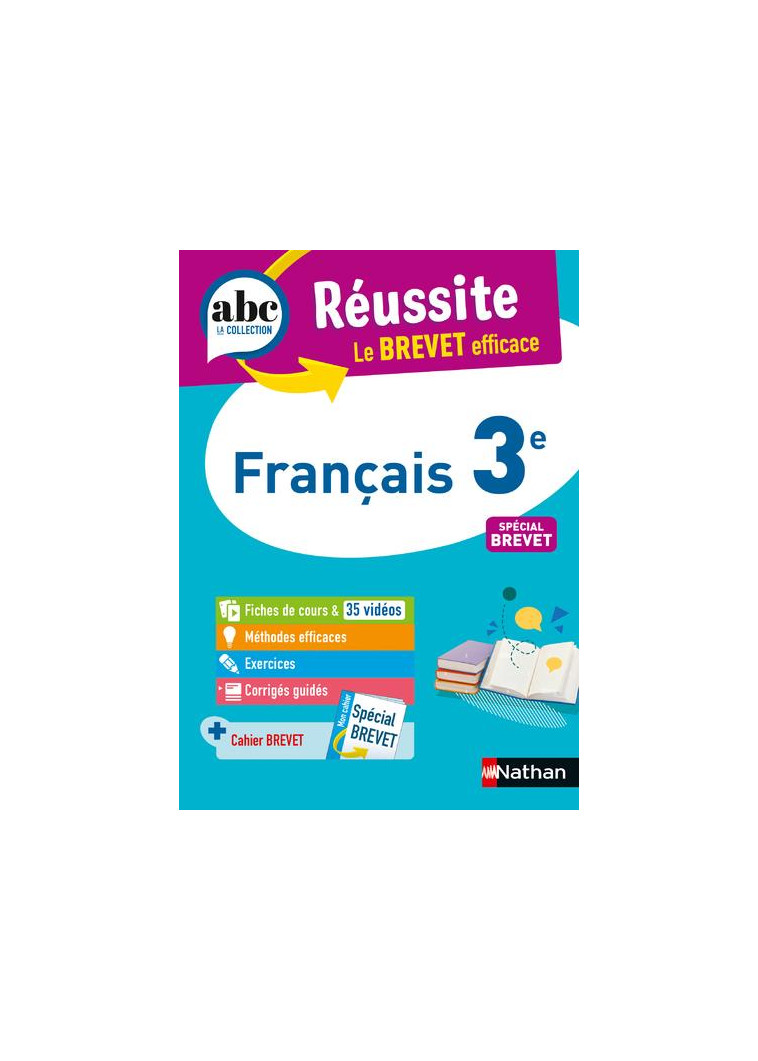 ABC REUSSITE FRANCAIS 3E - BREVET 2023 - CAZANOVE CECILE DE - CLE INTERNAT