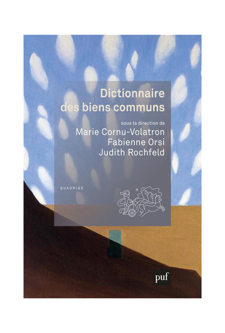 DICTIONNAIRE DES BIENS COMMUNS - ROCHFELD/CORNU/ORSI - PUF