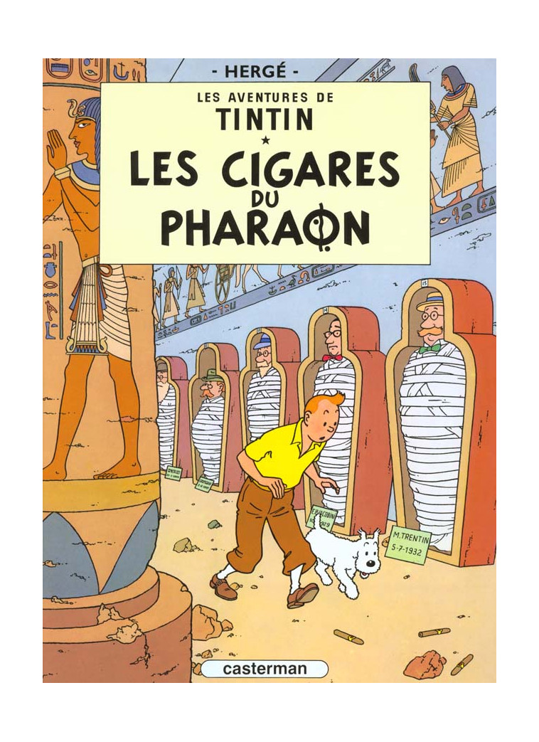 TINTIN - T04 - LES CIGARES DU PHARAON - HERGE - CASTERMAN