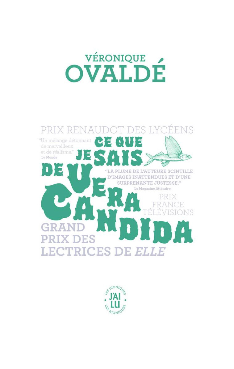 CE QUE JE SAIS DE VERA CANDIDA - OVALDE VERONIQUE - J'AI LU