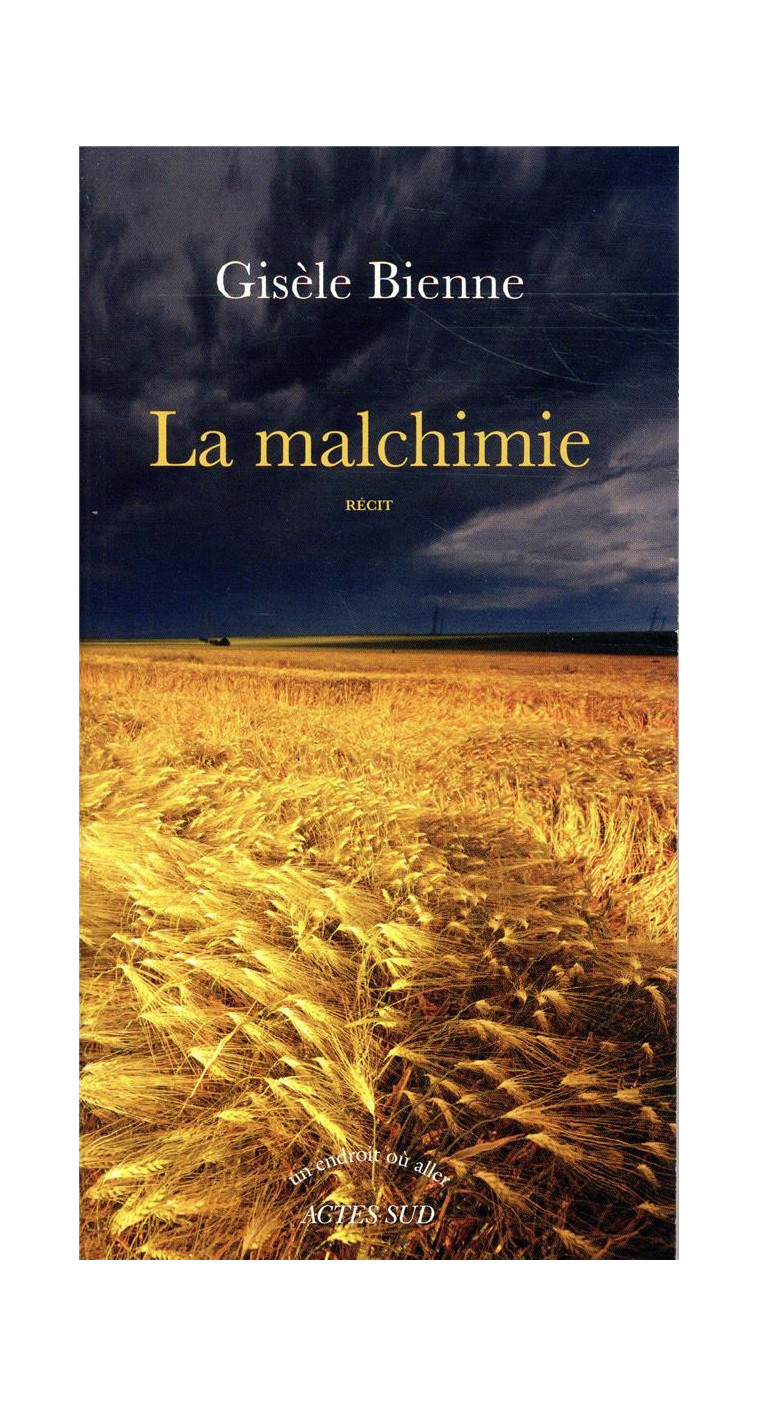 LA MALCHIMIE - BIENNE GISELE - ACTES SUD