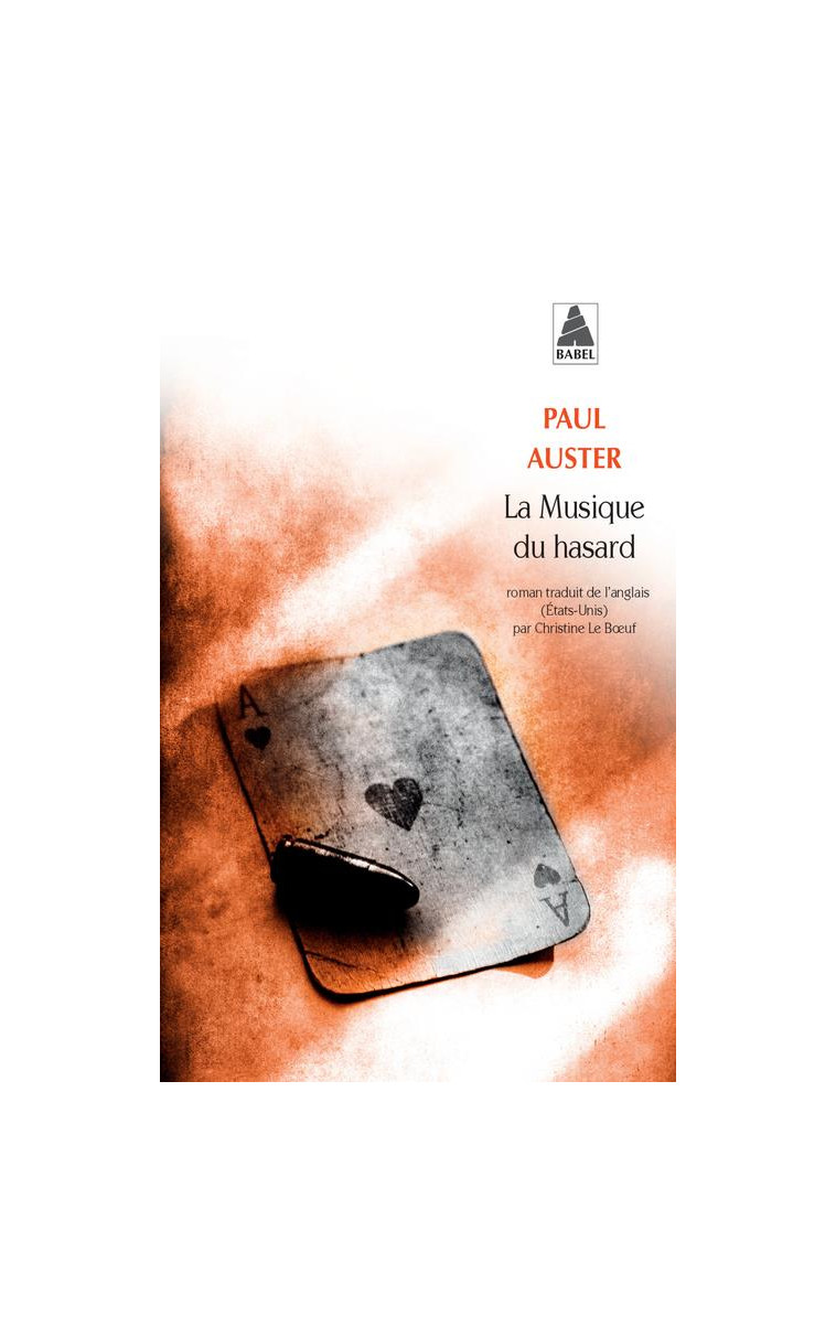 LA MUSIQUE DU HASARD - AUSTER PAUL - ACTES SUD