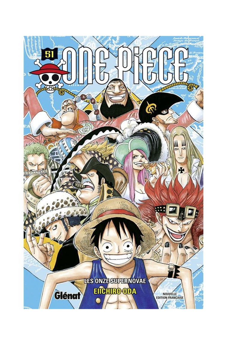 ONE PIECE - EDITION ORIGINALE - TOME 51 - LES ONZE SUPERNOVAE - ODA EIICHIRO - Glénat