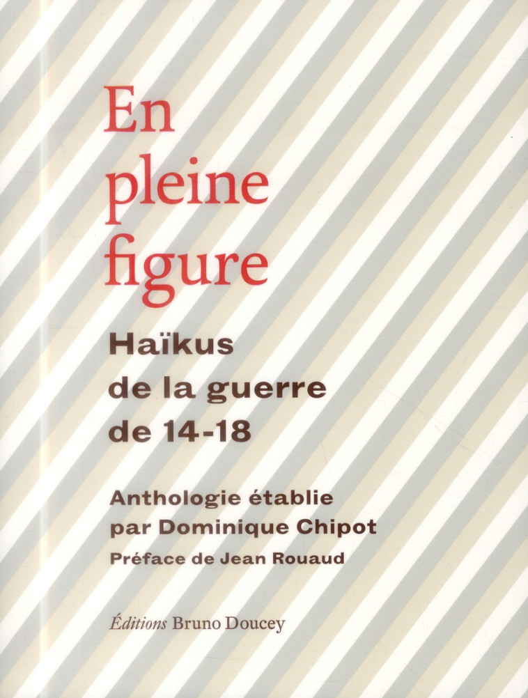 EN PLEINE FIGURE - HAIKUS DE LA GUERRE DE 14-18 - CHIPOT/ROUAUD - Doucey éditions