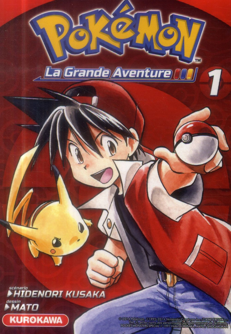 POKEMON, LA GRANDE AVENTURE - TOME 1 - VOL01 - KUSAKA HIDENORI - Kurokawa