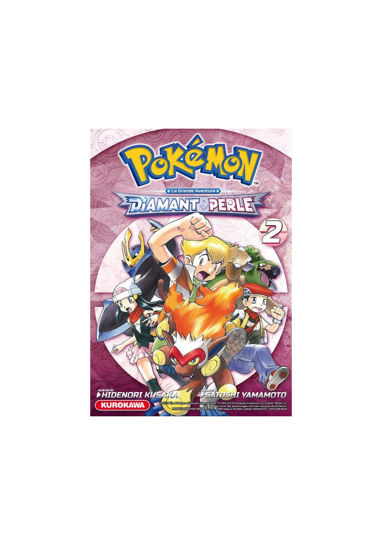 POKEMON DIAMANT PERLE / PLATINE - TOME 2 - VOL02 - KUSAKA/YAMAMOTO - KUROKAWA