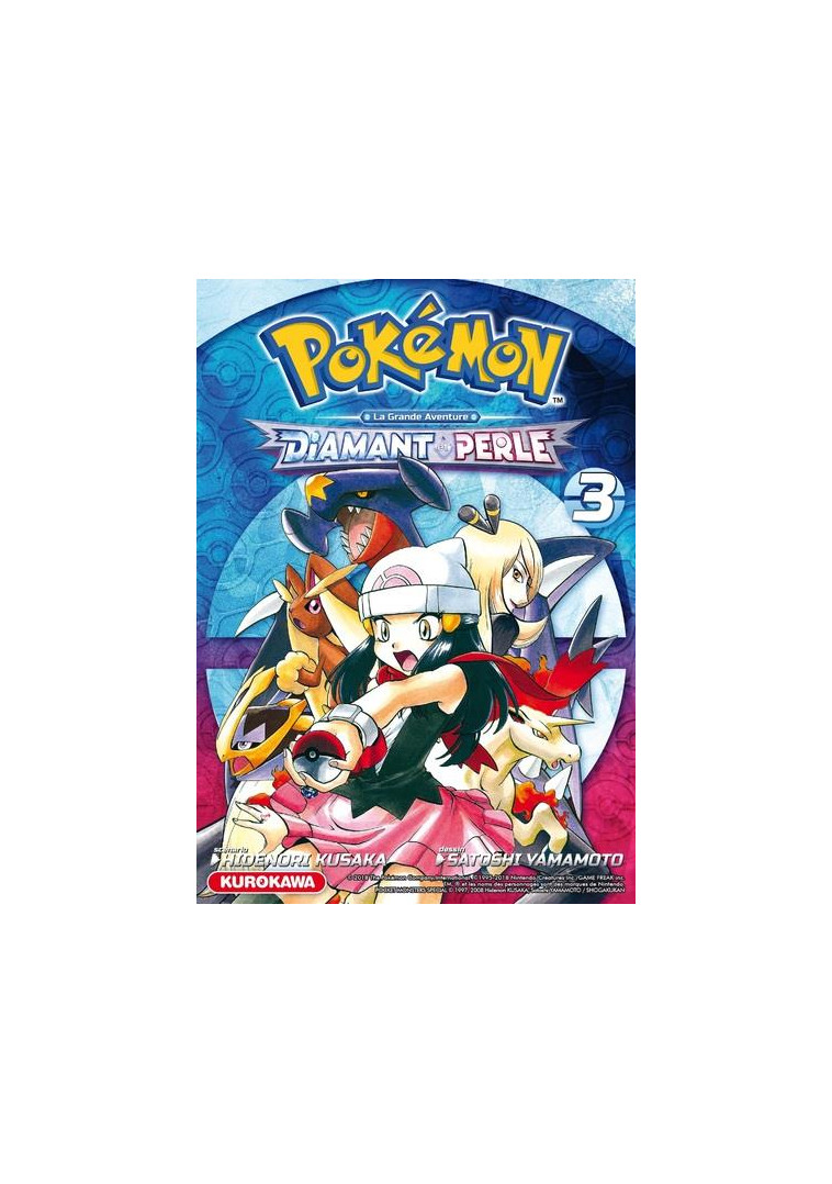 POKEMON DIAMANT PERLE / PLATINE - TOME 3 - VOL03 - KUSAKA/YAMAMOTO - KUROKAWA