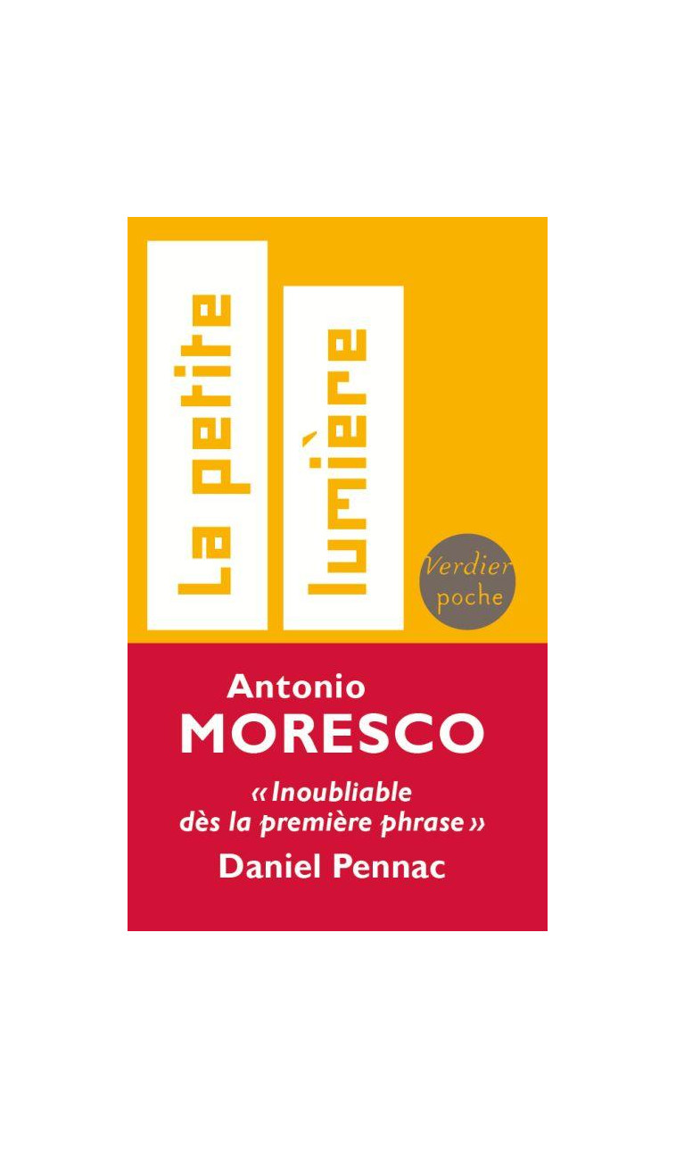 LA PETITE LUMIERE - MORESCO ANTONIO - VERDIER