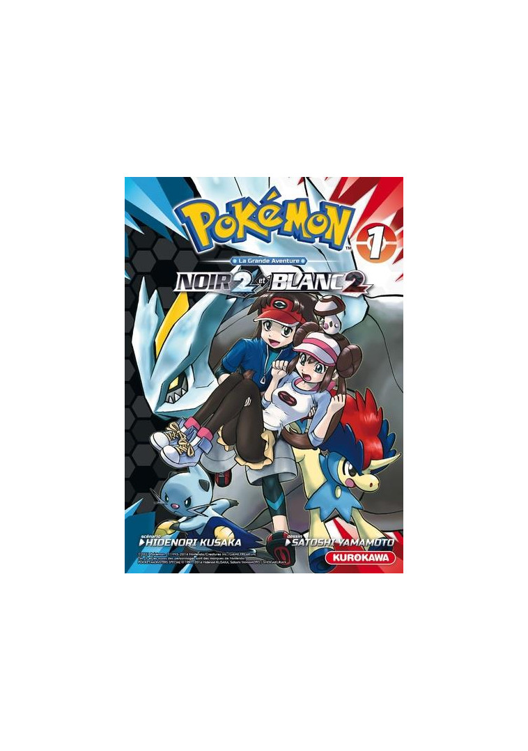 POKEMON NOIR 2 ET BLANC 2 - TOME 1 - VOL01 - KUSAKA/YAMAMOTO - 48H BD