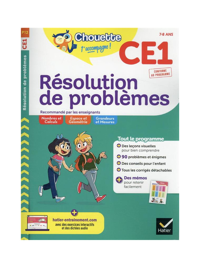 RESOLUTION DE PROBLEMES CE1 - COLLETTE GERALDINE - HATIER SCOLAIRE