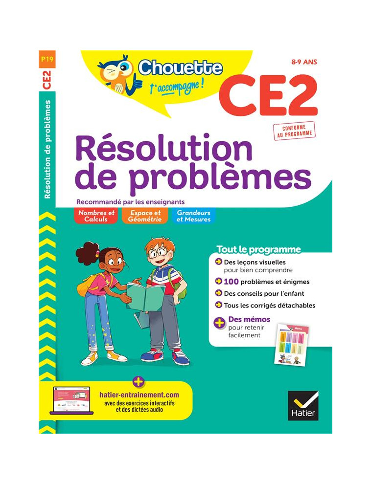 RESOLUTION DE PROBLEMES CE2 - COLLETTE GERALDINE - HATIER SCOLAIRE