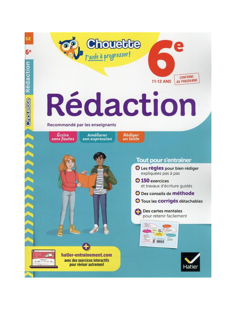 REDACTION 6E - CAHIER DE REVISION ET D'ENTRAINEMENT - CHEKROUN/NEUMANN - HATIER SCOLAIRE