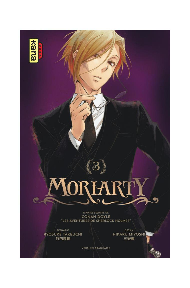 MORIARTY - TOME 3 - RYOSUKE TAKEUCHI - DARGAUD