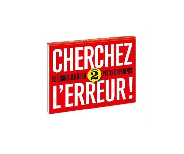 CHERCHEZ L ERREUR 2 - COLLECTIF - Télémaque