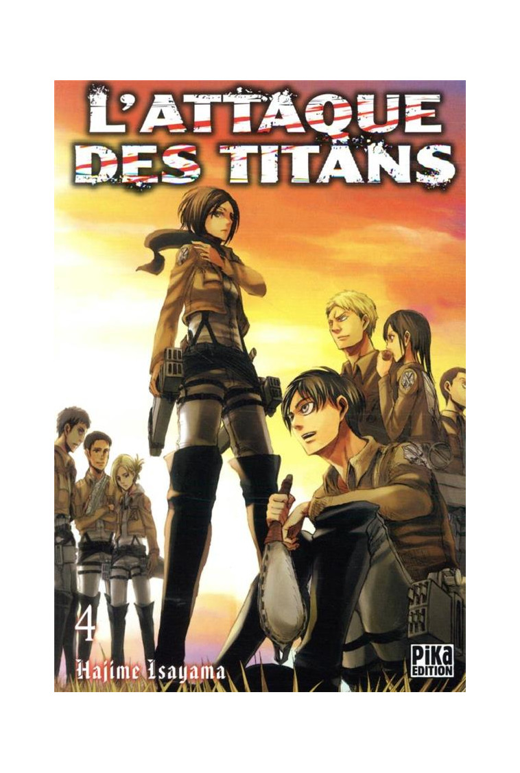 L'ATTAQUE DES TITANS T04 - ISAYAMA HAJIME - Pika