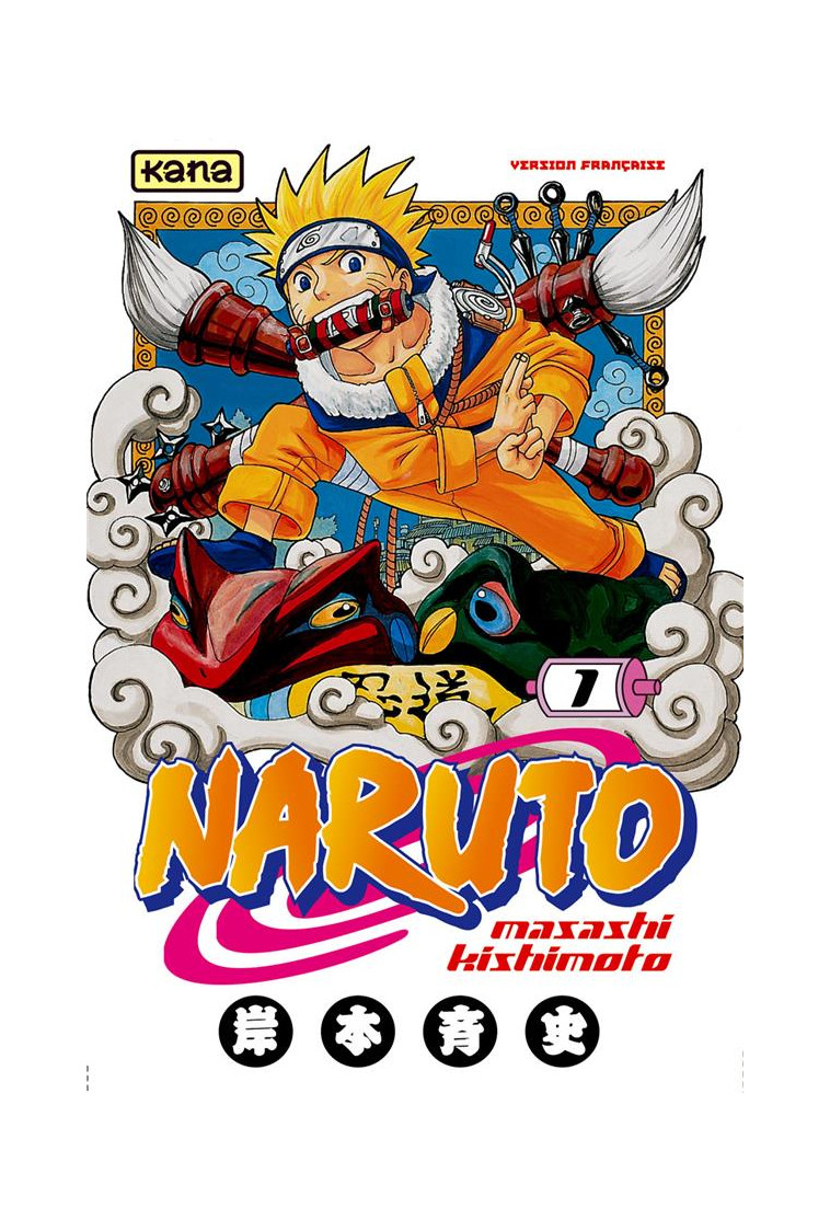 NARUTO - TOME 1 AVEC STICKER EURO - MASASHI KISHIMOTO - DARGAUD