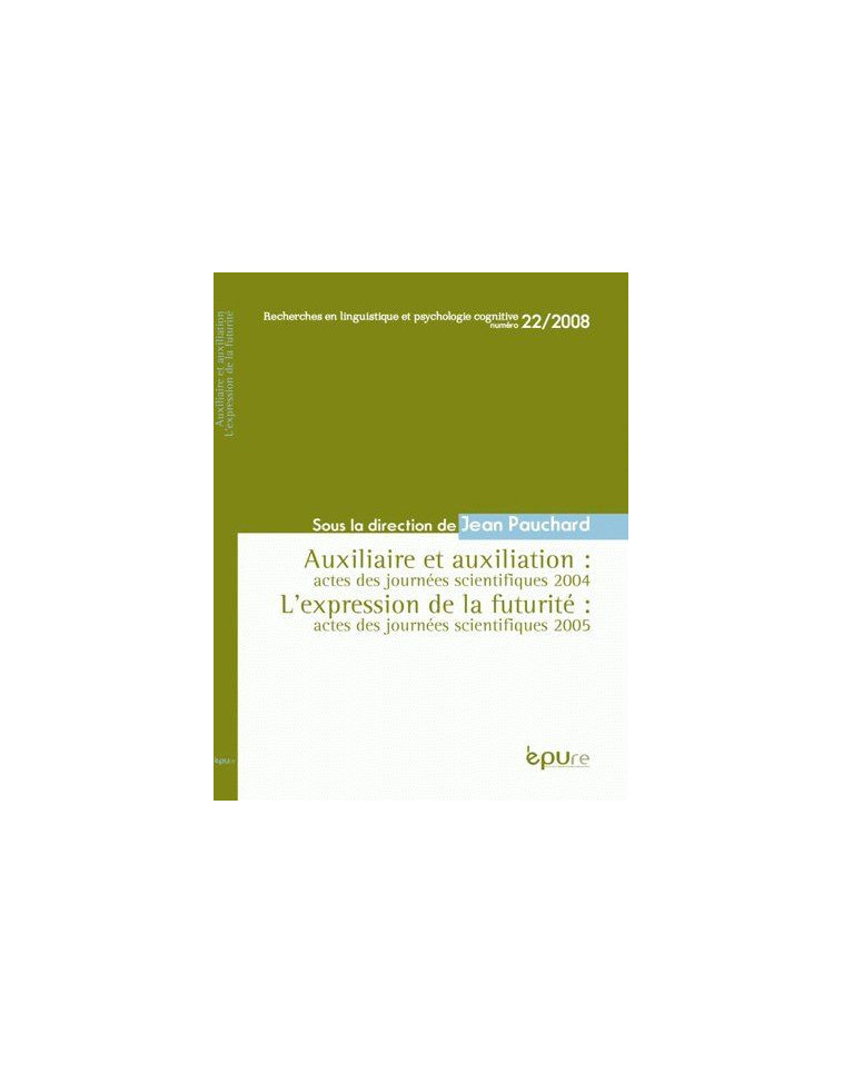 AUXILIAIRE ET AUXILIATION - ACTES DES JOURNEES SCIENTIFIQUES 2004 - PAUCHARD JEAN - PU REIMS