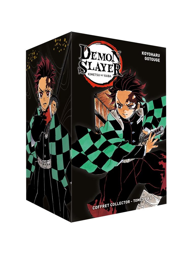 COFFRET DEMON SLAYER T01 A T06 - GOTOUGE KOYOHARU - PANINI