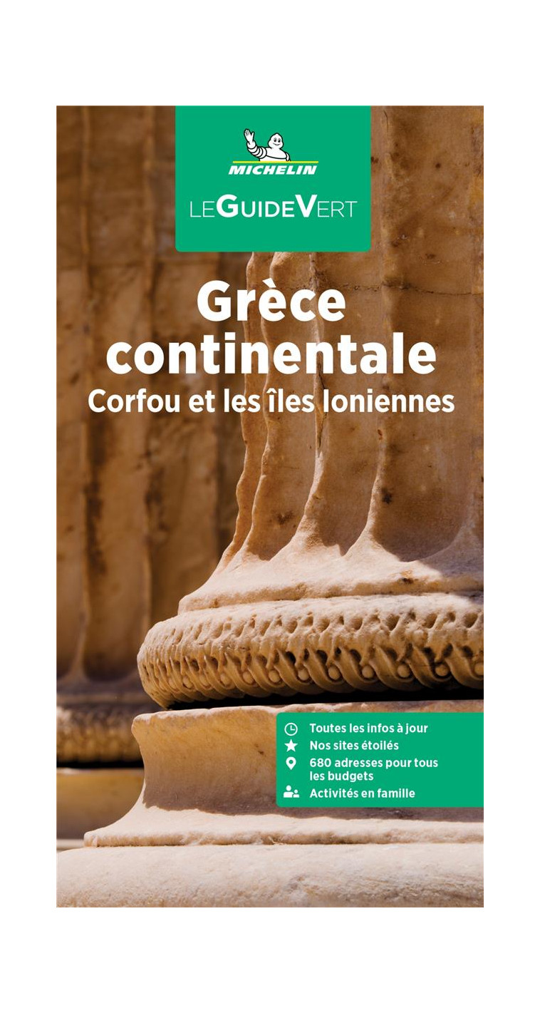 GUIDE VERT GRECE CONTINENTALE - XXX - MICHELIN