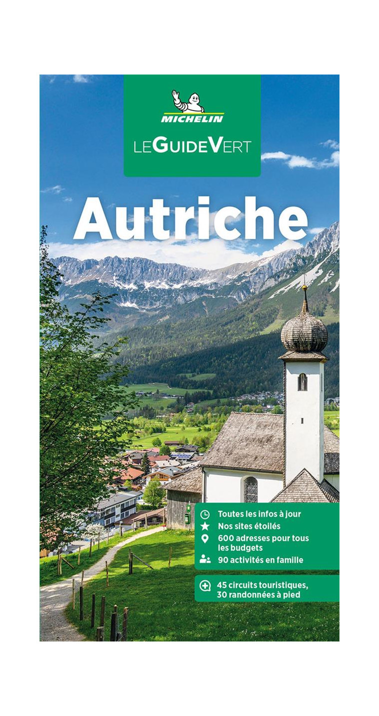 GUIDE VERT AUTRICHE MICHELIN - XXX - MICHELIN