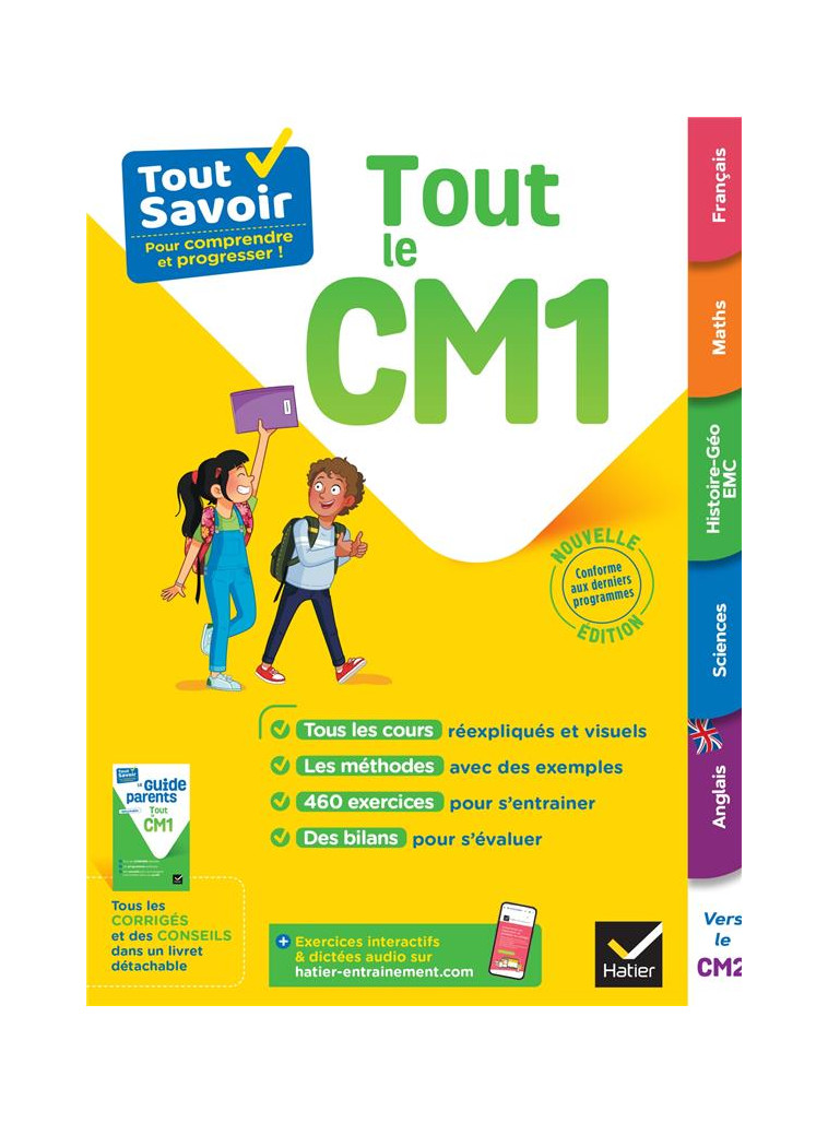 TOUT SAVOIR CM1 - TOUT-EN-UN - COURS, METHODES ET EXERCICES DANS TOUTES LES MATIERES - ANTOINE/IDIARD/MUL - HATIER SCOLAIRE