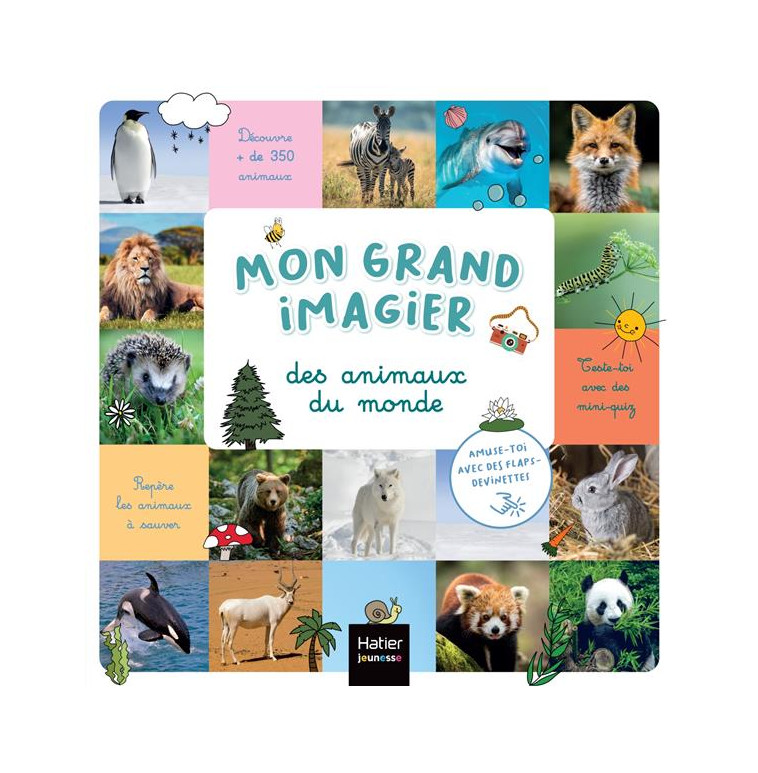 MON GRAND IMAGIER DES ANIMAUX DU MONDE DES 2 ANS - COLLECTIF - HATIER SCOLAIRE