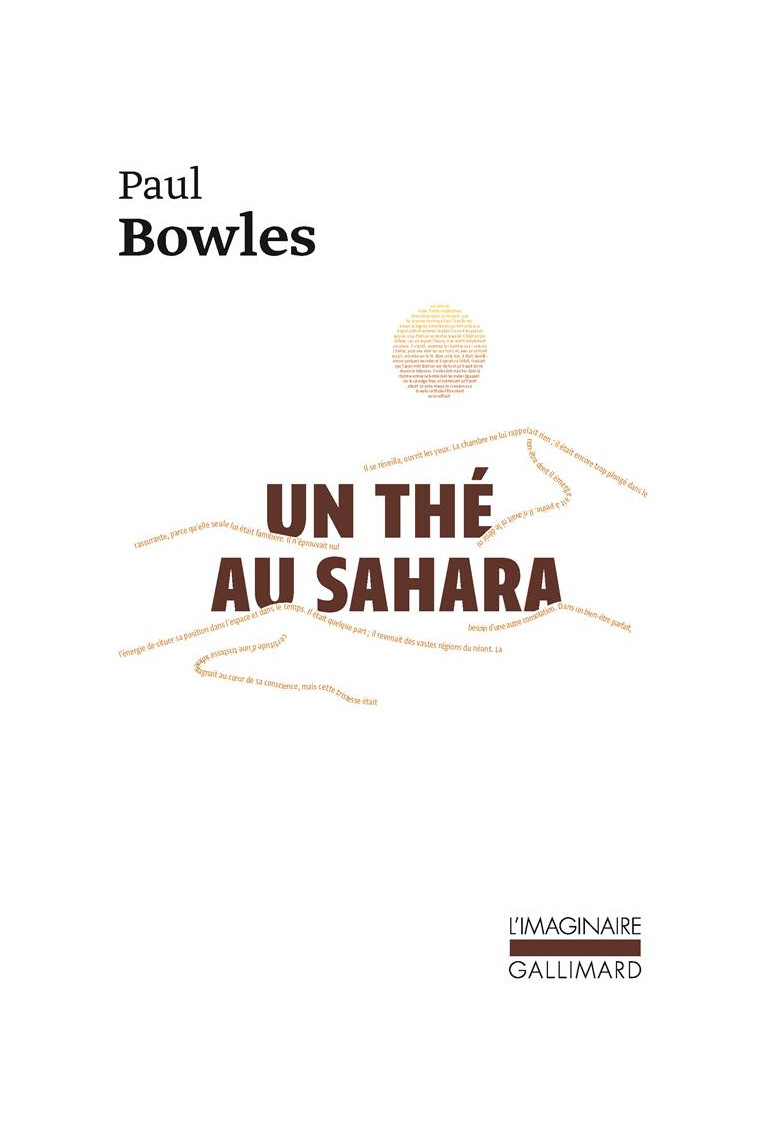 UN THE AU SAHARA - BOWLES PAUL - GALLIMARD