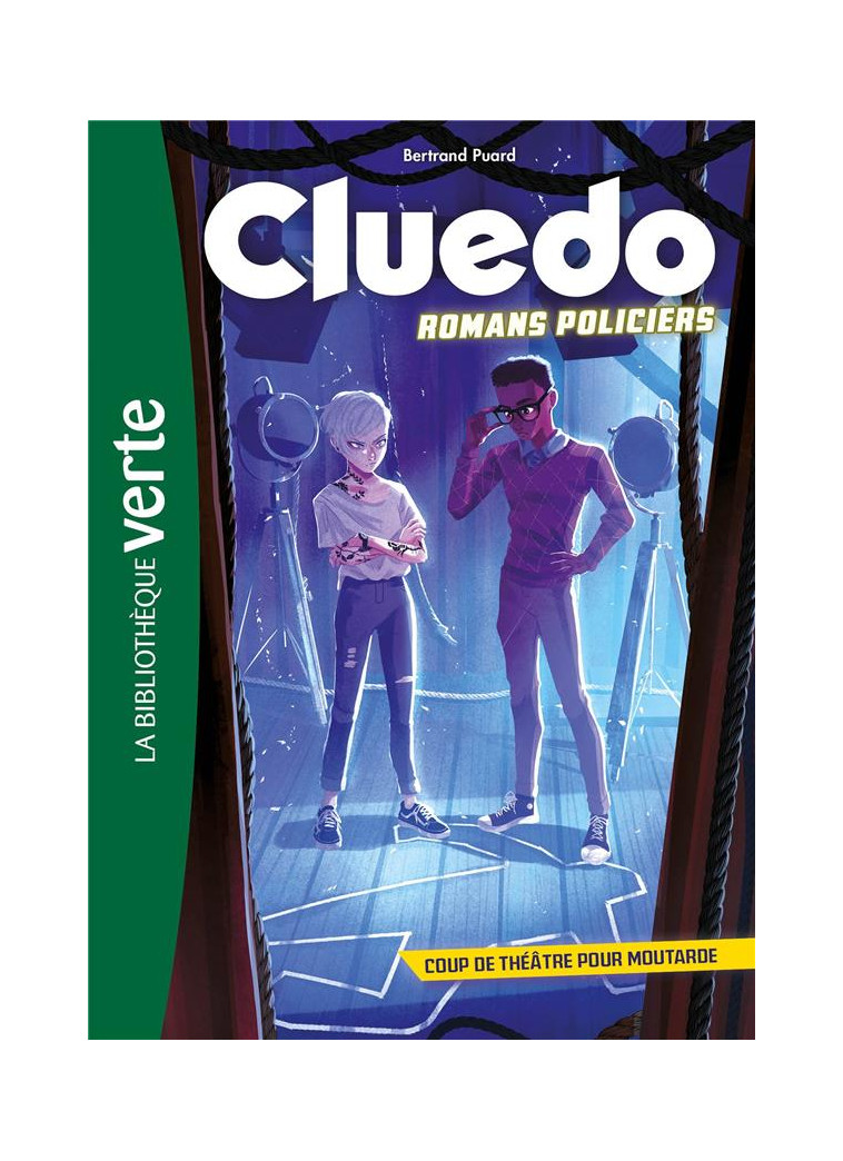 CLUEDO - T01 - CLUEDO ROMANS POLICIERS 01 - COUP DE THEATRE POUR MOUTARDE - HASBRO - HACHETTE