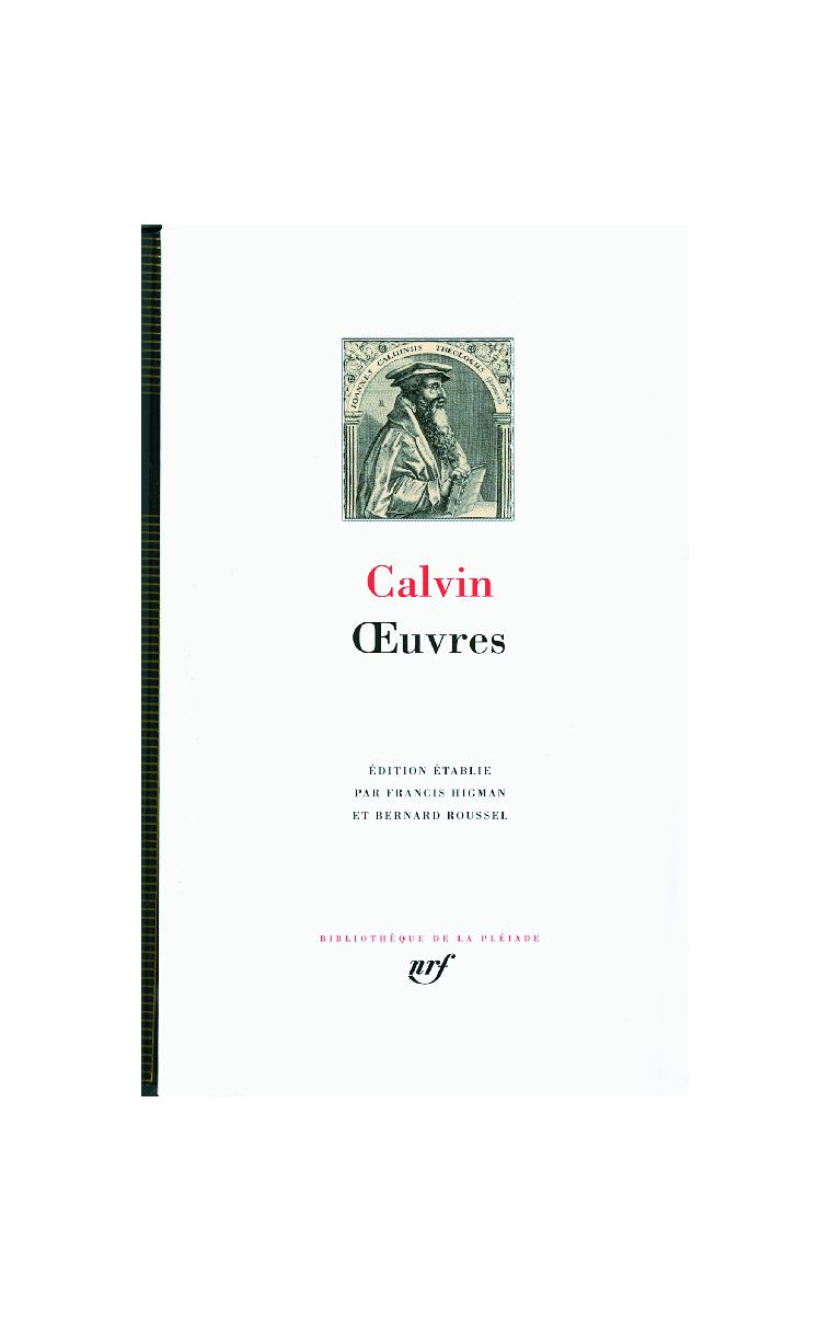 OEUVRES - CALVIN JEAN - GALLIMARD