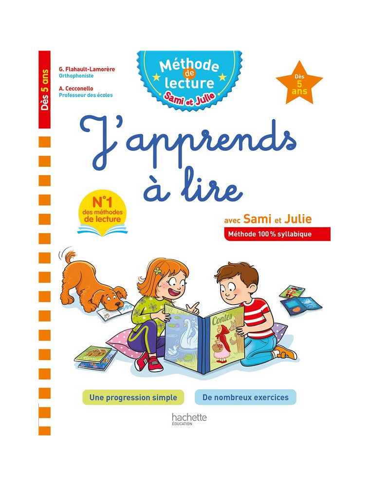 SAMI ET JULIE J-APPRENDS A LIRE DES 5 ANS - CECCONELLO/AMIET - HACHETTE