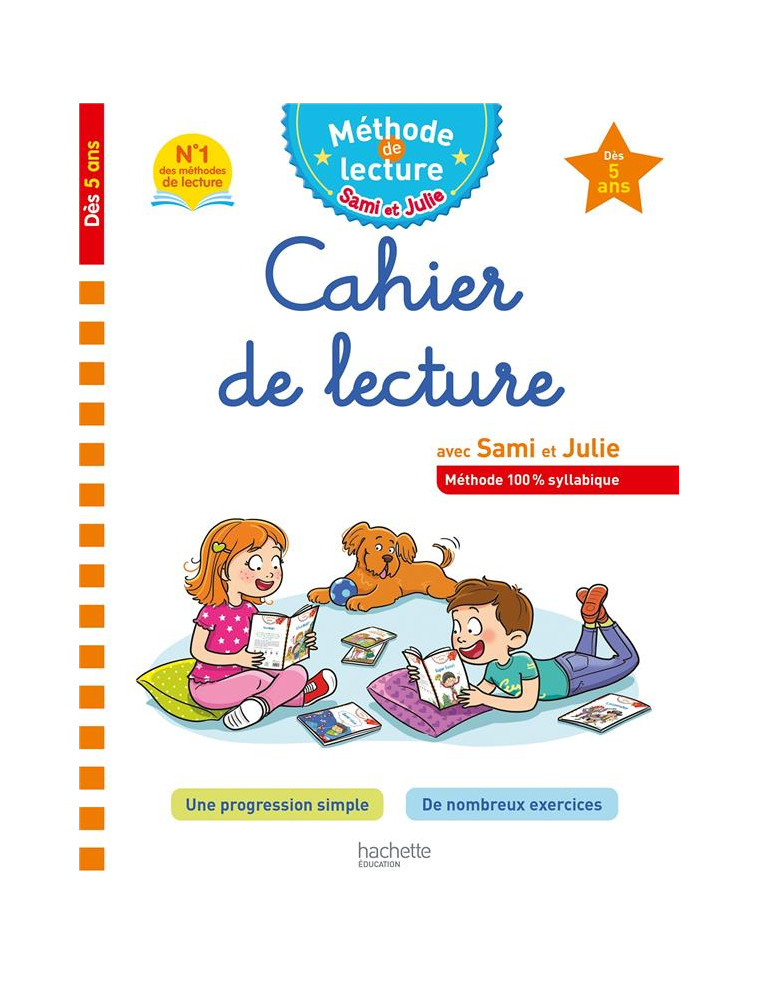 SAMI ET JULIE CAHIER DE LECTURE DES 5 ANS - CECCONELLO ADELINE - HACHETTE