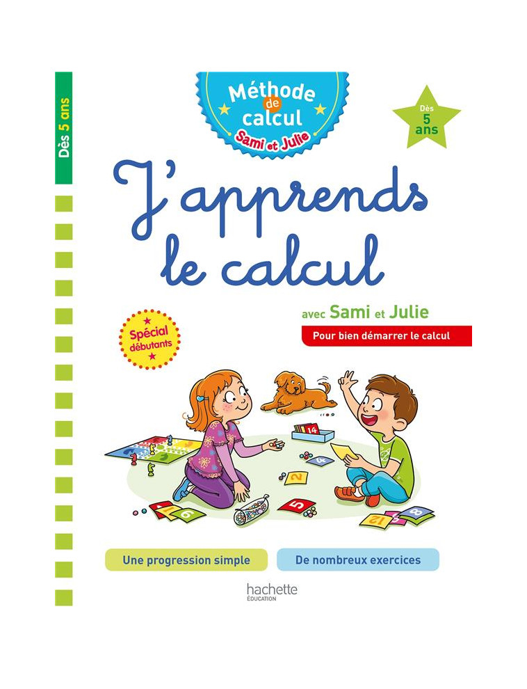 SAMI ET JULIE J-APPRENDS LE CALCUL DES 5 ANS - ALLISY AGATHE - HACHETTE