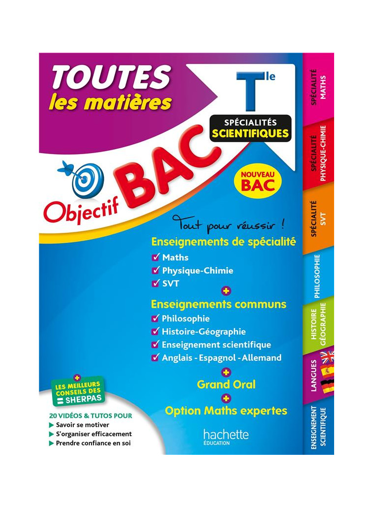 OBJECTIF BAC 2024 - TERM SPECIALITES SCIENTIFIQUES TOUTES LES MATIERES - ROUSSEAU/SALAUN/BINZ - HACHETTE