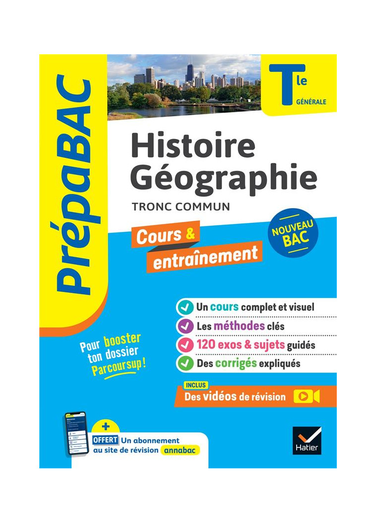 PREPABAC HISTOIRE-GEOGRAPHIE TLE GENERALE - BAC 2024 - NOUVEAU PROGRAMME DE TERMINALE - BEDOURET/CALAUZENES - HATIER SCOLAIRE