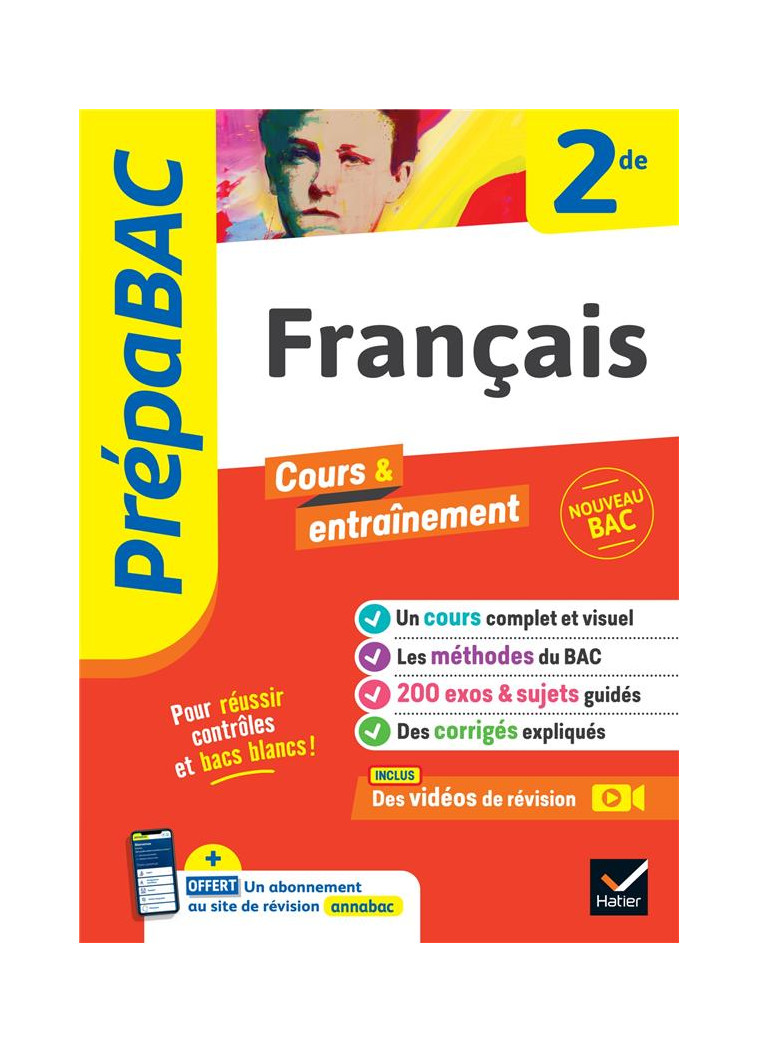 PREPABAC FRANCAIS 2DE - NOUVEAU PROGRAMME DE SECONDE - CHARON/DARBEAU/THOOR - HATIER SCOLAIRE