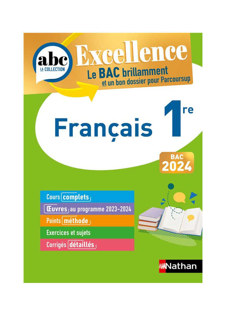 ABC BAC EXCELLENCE FRANCAIS 1RE - CAHEN-PINON/PREST - CLE INTERNAT