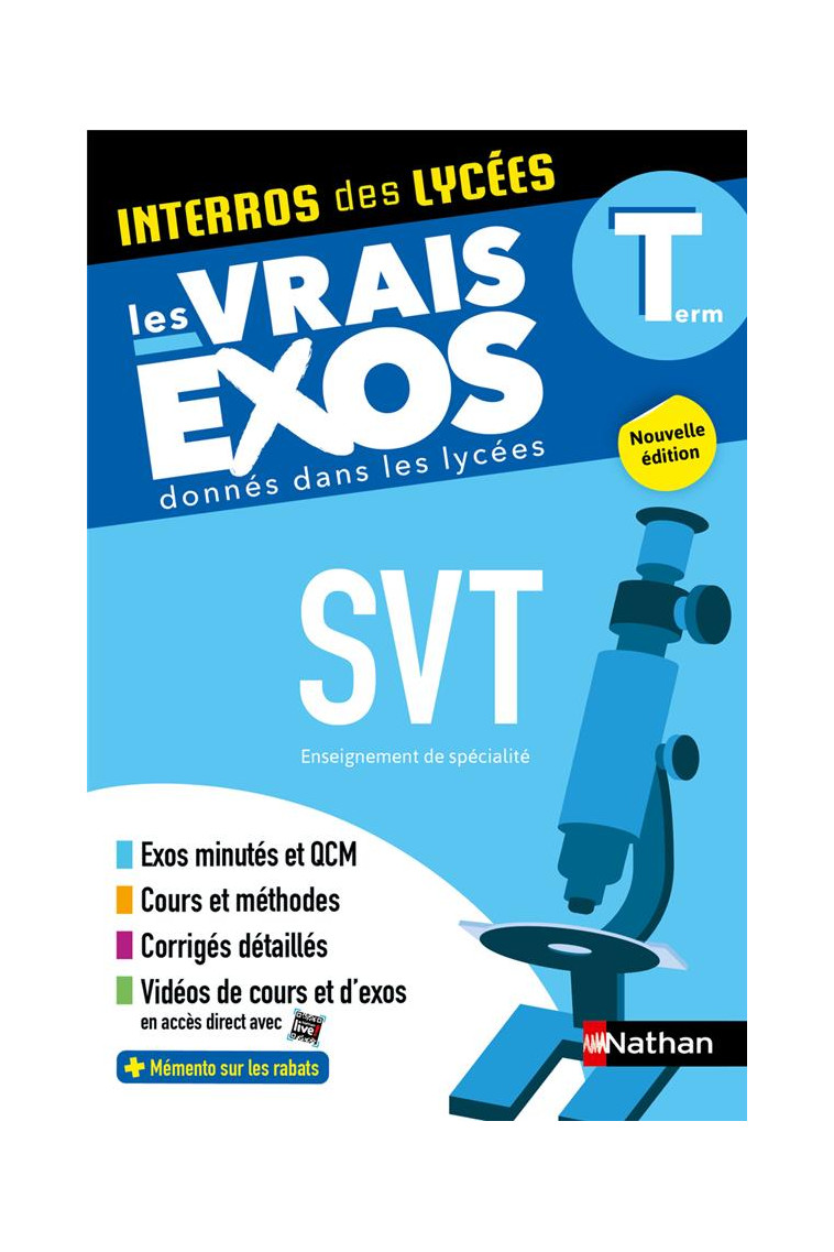 INTERROS DES LYCEES - SVT TERMINALE - BUFFERAL SIMON - CLE INTERNAT