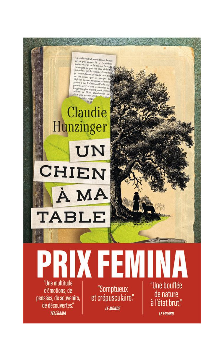 UN CHIEN A MA TABLE - HUNZINGER CLAUDIE - J'AI LU