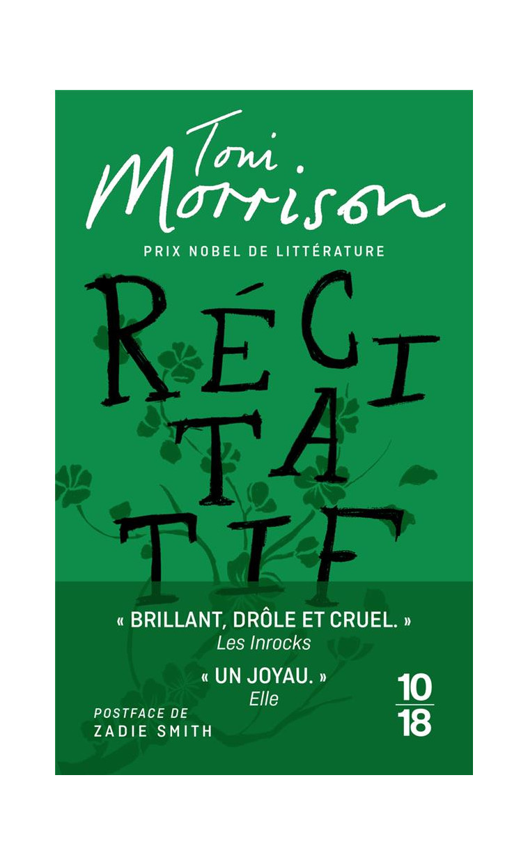 RECITATIF - MORRISON TONI - 10 X 18