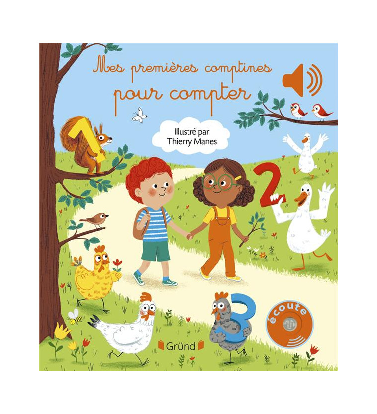 MES PREMIERES COMPTINES POUR COMPTER - MANES THIERRY - GRUND