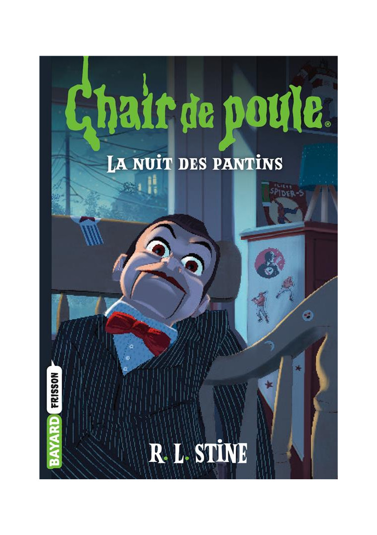 CHAIR DE POULE , TOME 02 - LA NUIT DES PANTINS - STINE/VIDAL - BAYARD JEUNESSE